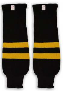 Modelline 2016 Boston Bruins Winter Classic Black/Gold Knit Ice Hockey Socks