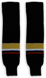 Modelline Anaheim Ducks Third Black Knit Ice Hockey Socks