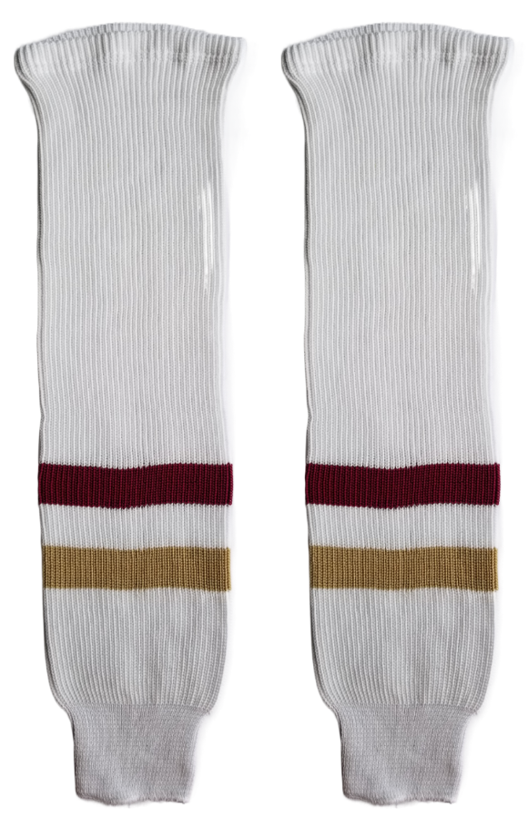 Modelline Boston College Eagles Home White Knit Ice Hockey Socks