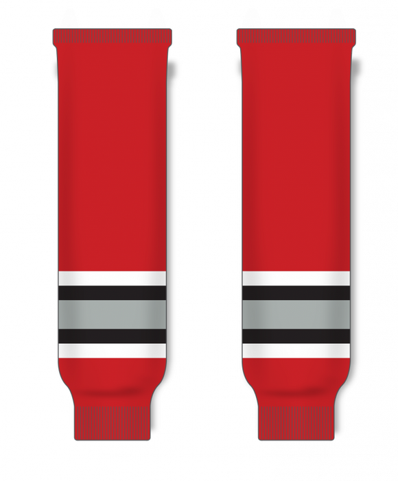Modelline 1990s Buffalo Sabres Third Red Knit Ice Hockey Socks