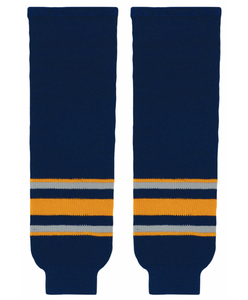 Modelline Buffalo Sabres Home Navy Knit Ice Hockey Socks