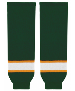 Modelline 1974-75 California Golden Seals Away Dark Green Knit Ice Hockey Socks