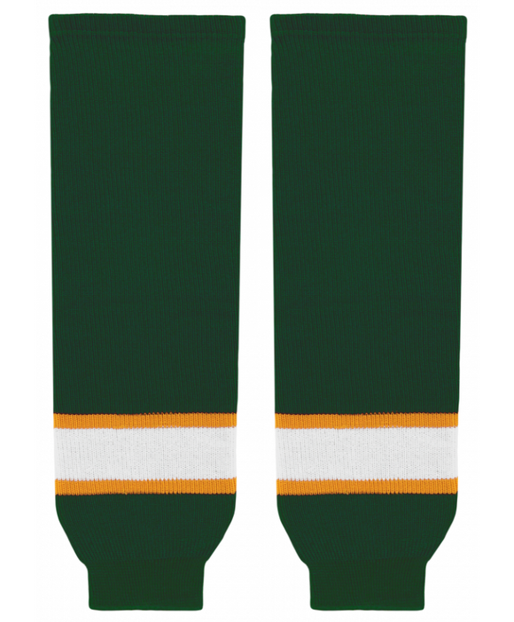Modelline 1974-75 California Golden Seals Away Dark Green Knit Ice Hockey Socks