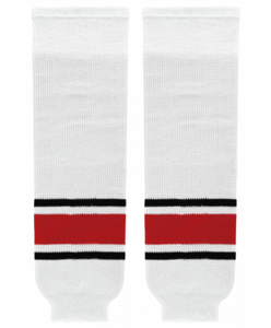 Kent Cyclones White Knit Ice Hockey Socks