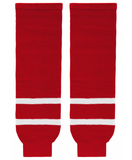 Athletic Knit (AK) HS630-802 2010 Team Canada Red Knit Ice Hockey Socks