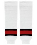 Modelline 1997-2012 Carolina Hurricanes  Away White Knit Ice Hockey Socks