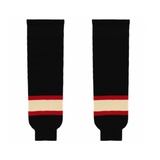 Modelline Chicago Blackhawks Alternate Black Knit Ice Hockey Socks