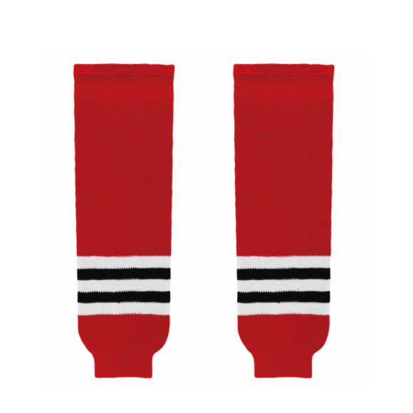 Modelline Niagara Falls Thunder Red Knit Ice Hockey Socks