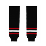 Modelline Avangard Omsk Home Black Knit Ice Hockey Socks