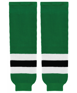 Athletic Knit (AK) HS630-376 2013 Dallas Stars Kelly Green Knit Ice Hockey Socks