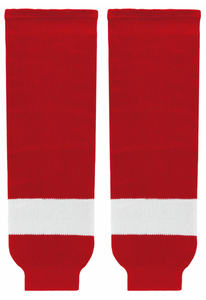 Modelline Detroit Red Wings Home Red Knit Ice Hockey Socks