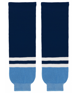 Athletic Knit (AK) HS630-665 2010 Florida Panthers Third Navy Knit Ice Hockey Socks