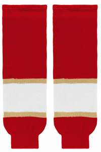 Modelline Florida Panthers Home Red Knit Ice Hockey Socks