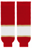 Modelline Florida Panthers Home Red Knit Ice Hockey Socks