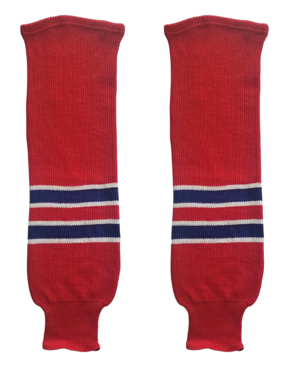 Modelline HC Lev Praha Home Red Knit Ice Hockey Socks