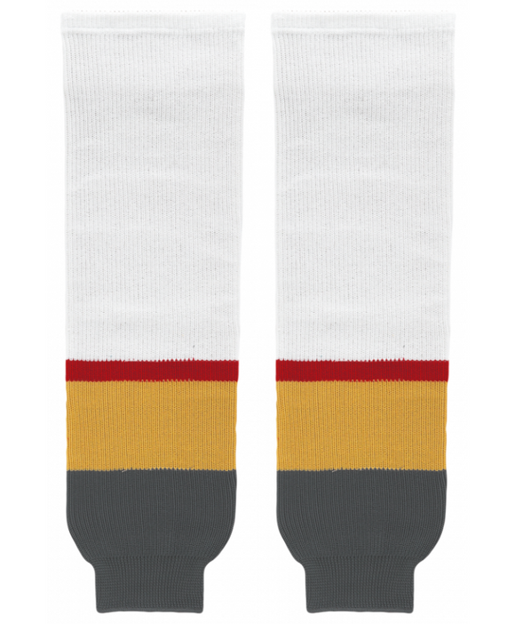 Athletic Knit (AK) HS630-395 2017 Las Vegas Golden Knights White Knit Ice Hockey Socks