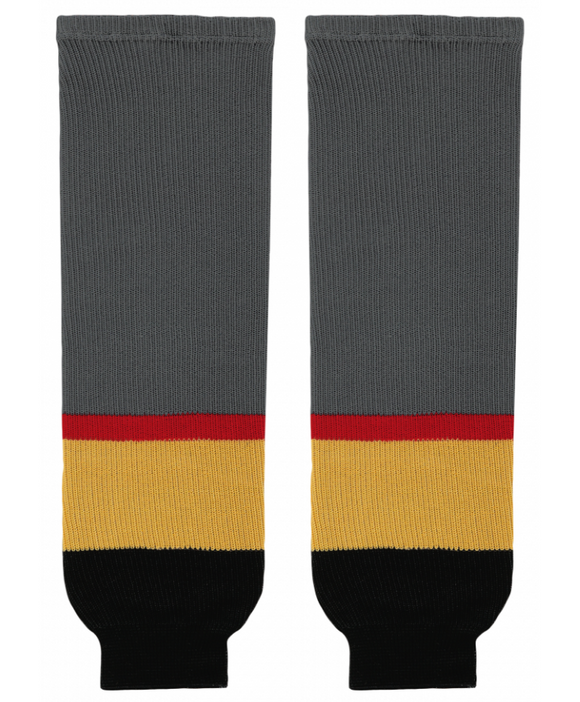 Athletic Knit (AK) HS630-394 2017 Las Vegas Golden Knights Charcoal Knit Ice Hockey Socks