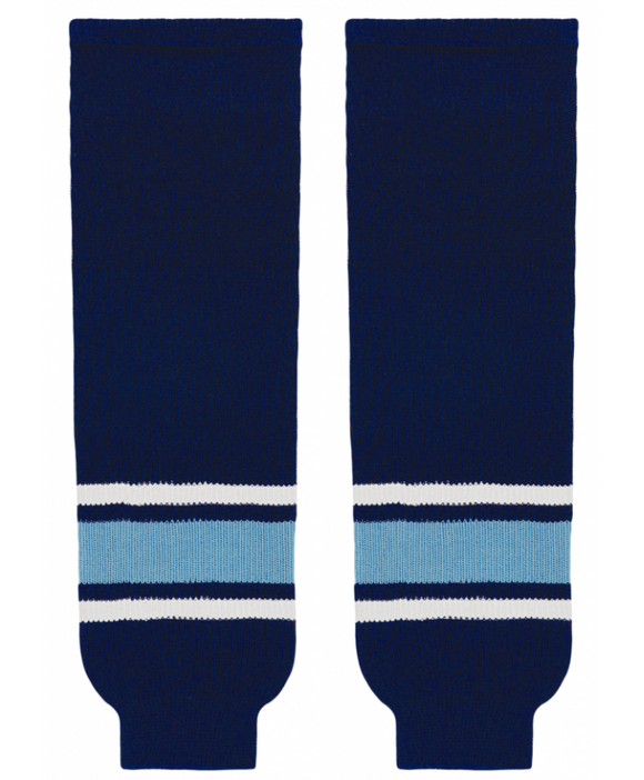 Modelline University of Maine Black Bears Away Navy Knit Ice Hockey Socks