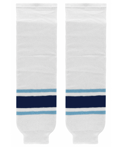 Athletic Knit (AK) HS630-341 University of Maine Black Bears White Knit Ice Hockey Socks
