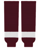 Modelline Peterborough Petes Third Maroon Knit Ice Hockey Socks