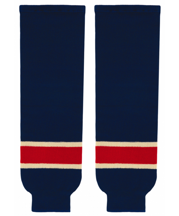 Modelline New York Rangers Third Navy Knit Ice Hockey Socks