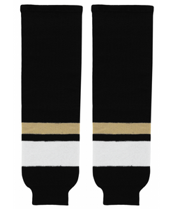 Athletic Knit (AK) HS630-514 New Pittsburgh Penguins Third Black Knit Ice Hockey Socks