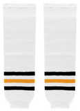 Modelline 1979-80 Pittsburgh Penguins Home White Knit Ice Hockey Socks