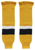Modelline Pittsburgh Penguins Third Gold Knit Ice Hockey Socks