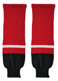 Modelline Portland Pirates Away Red Knit Ice Hockey Socks