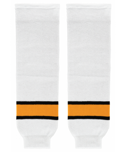 Modelline Providence Bruins Home White Knit Ice Hockey Socks