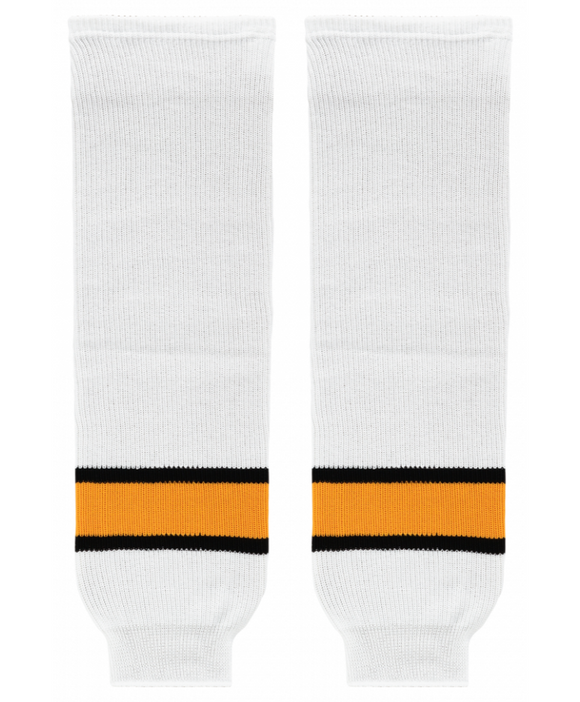 Modelline Providence Bruins Home White Knit Ice Hockey Socks