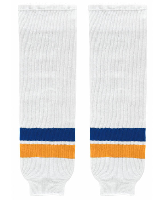 Modelline St. Louis Blues Away White Knit Ice Hockey Socks