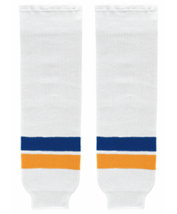 Athletic Knit (AK) HS630-449 2014 St. Louis Blues White Knit Ice Hockey Socks - CLOSEOUT