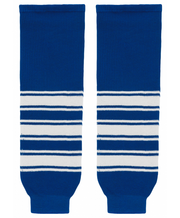 Modelline Mississauga Steelheads Royal Blue Knit Ice Hockey Socks