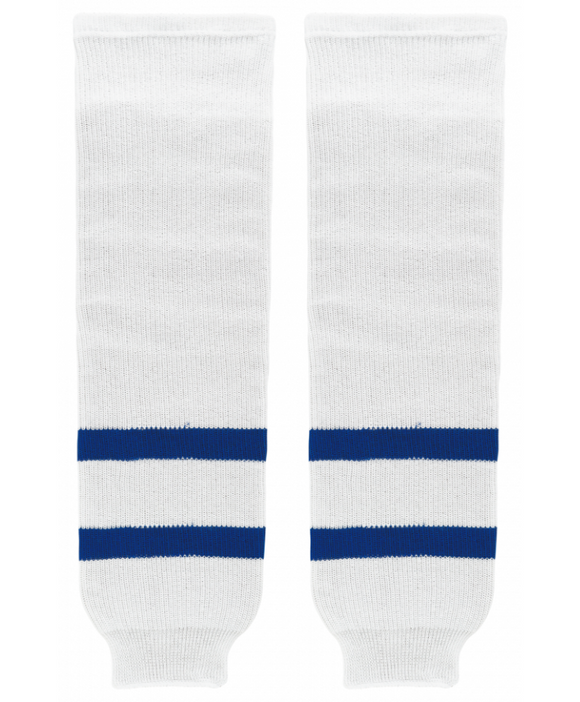 Athletic Knit (AK) HS630-205 Old Toronto Maple Leafs White Knit Ice Hockey Socks