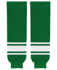 Athletic Knit (AK) HS630-210 Toronto St. Pats Kelly Green/White Knit Ice Hockey Socks - CLOSEOUT