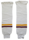 Modelline Minnesota Golden Gophers Home White Knit Ice Hockey Socks