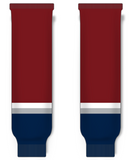 Modelline Vancouver Giants Away Burgundy Knit Ice Hockey Socks