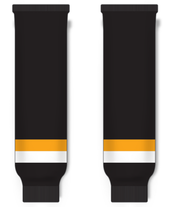 Modelline Victoriaville Tigres Away Black Knit Ice Hockey Socks