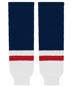 Athletic Knit (AK) HS630-807 2008 Washington Capitals White Knit Ice Hockey Socks