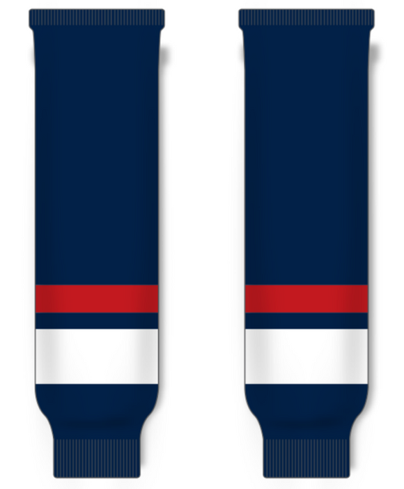 Modelline Windsor Spitfires Away Navy Knit Ice Hockey Socks