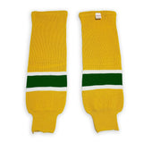 Modelline 1973-74 California Golden Seals Home Gold Knit Ice Hockey Socks