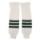Modelline 1990-97 Hartford Whalers Home White Knit Ice Hockey Socks