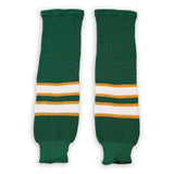 Modelline 1975-76 Minnesota North Stars Away Kelly Green Knit Ice Hockey Socks