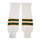 Modelline 1975-76 Minnesota North Stars Home White Knit Ice Hockey Socks