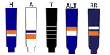 Modelline New York Islanders Home Royal Blue Knit Ice Hockey Socks