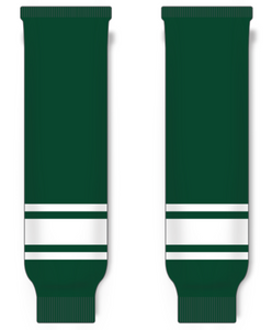 Modelline New Michigan State Spartans Away Dark Green Knit Ice Hockey Socks