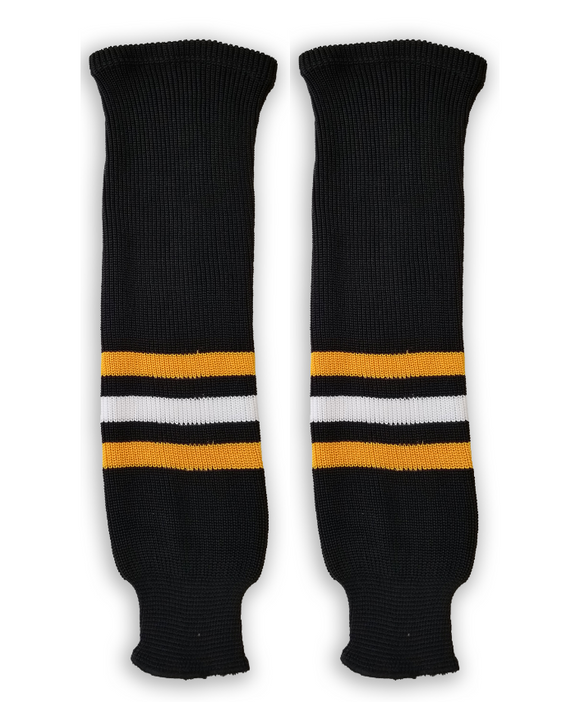 Modelline Hamilton Bulldogs Black Knit Ice Hockey Socks
