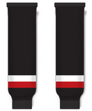 Modelline Prince George Cougars Away Black Knit Ice Hockey Socks