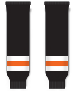 Modelline Princeton Tigers Third Black Knit Ice Hockey Socks